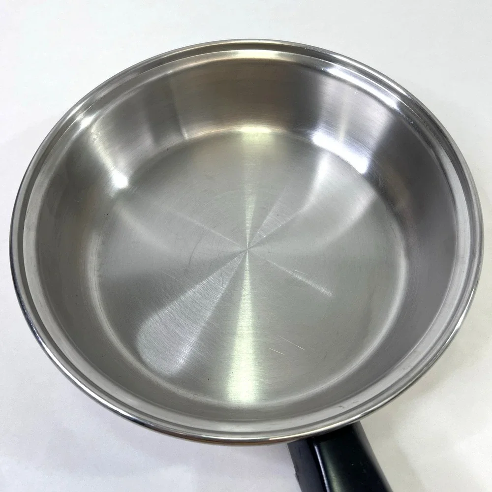 VTG Lifetime 18-8‎ Stainless Steel 8 1/4 Skillet Fry Pan NO Lid Heavy